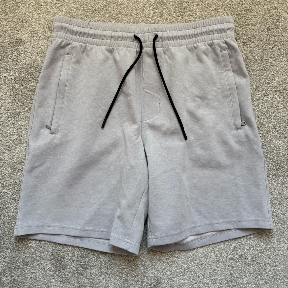 Men's Light Gray Athletic Shorts